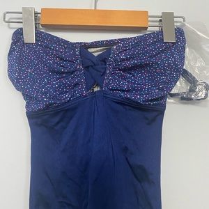Vintage Deadstock 80s Polkadot Swim Suit